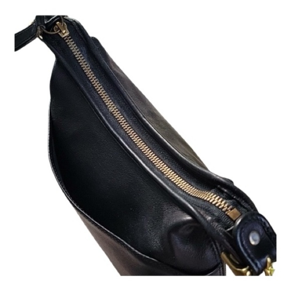 Vintage Coach Leather Crossbody Bag | 2002 Costa Rica | Brass Hardware - Picture 4 of 8